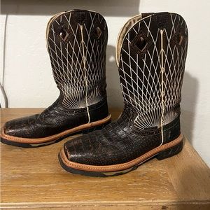 Justin Men’s Composite Toe Crocodile Cowboy Boot